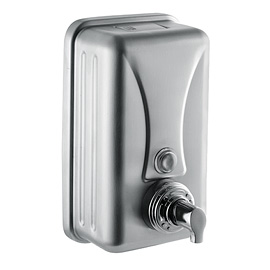 INOX Soap Dispenser Satine Foam 1L 12,5 x 12,5 x 20,8cm