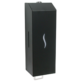 Metallic Black Soap Dispenser "S"  9x10x33 cm 1000 ml