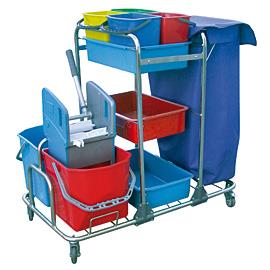 Complete Mopping Set Double Chromium complete with Bag