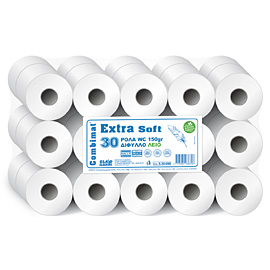 WC PAPER ROLL EXTRA SMOOTH 2PLY 30 X 150 GR