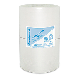 Industrial roll Extra 2ply 24 cm White