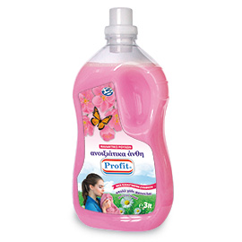Fabric softener, pink with Spring Flowers fragrance 3L